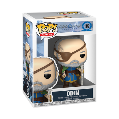 Odin Funko Pop! #1342 stock photo in-box from God of War Ragnarok