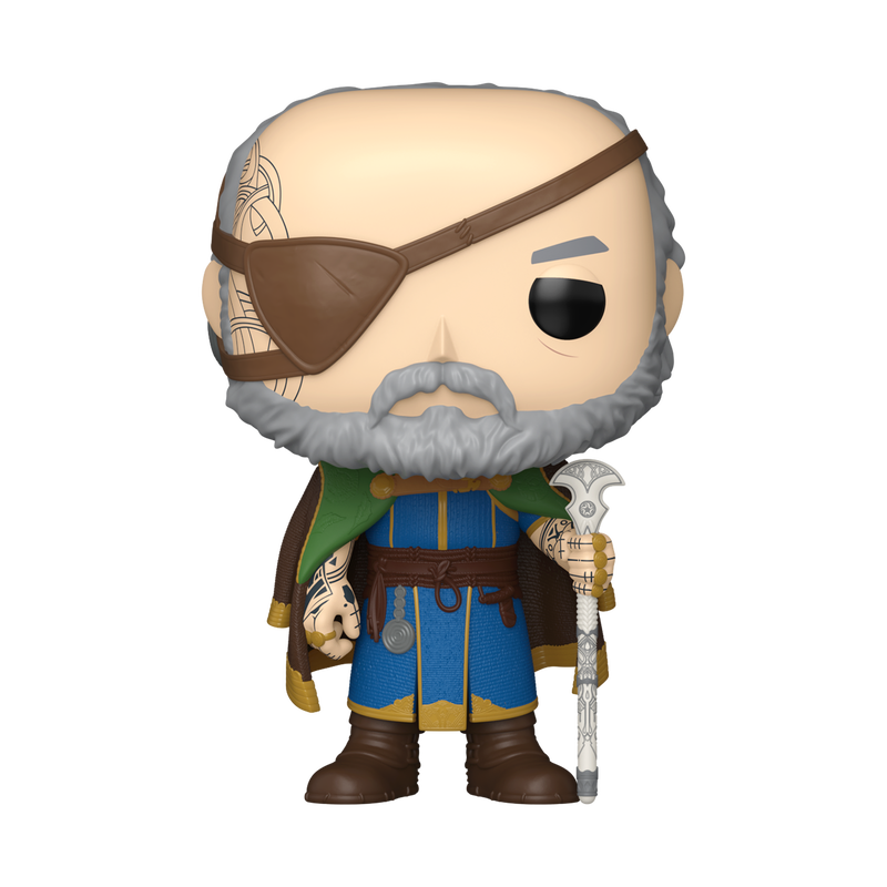 Odin Funko Pop! #1342 stock photo out-of-box from God of War Ragnarok