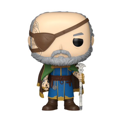 Odin Funko Pop! #1342 stock photo out-of-box from God of War Ragnarok