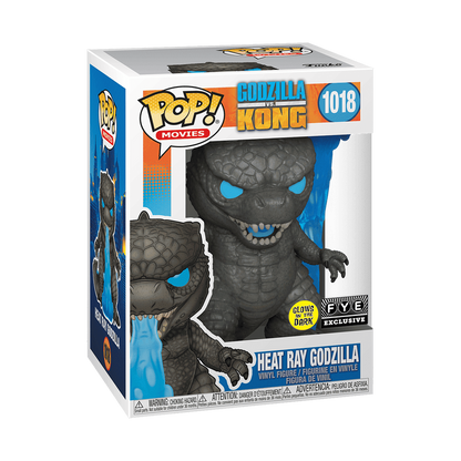 Heat Ray Godzilla Funko Pop! #1018 FYE Exclusive Glow stock photo in-box from Godzilla vs. Kong