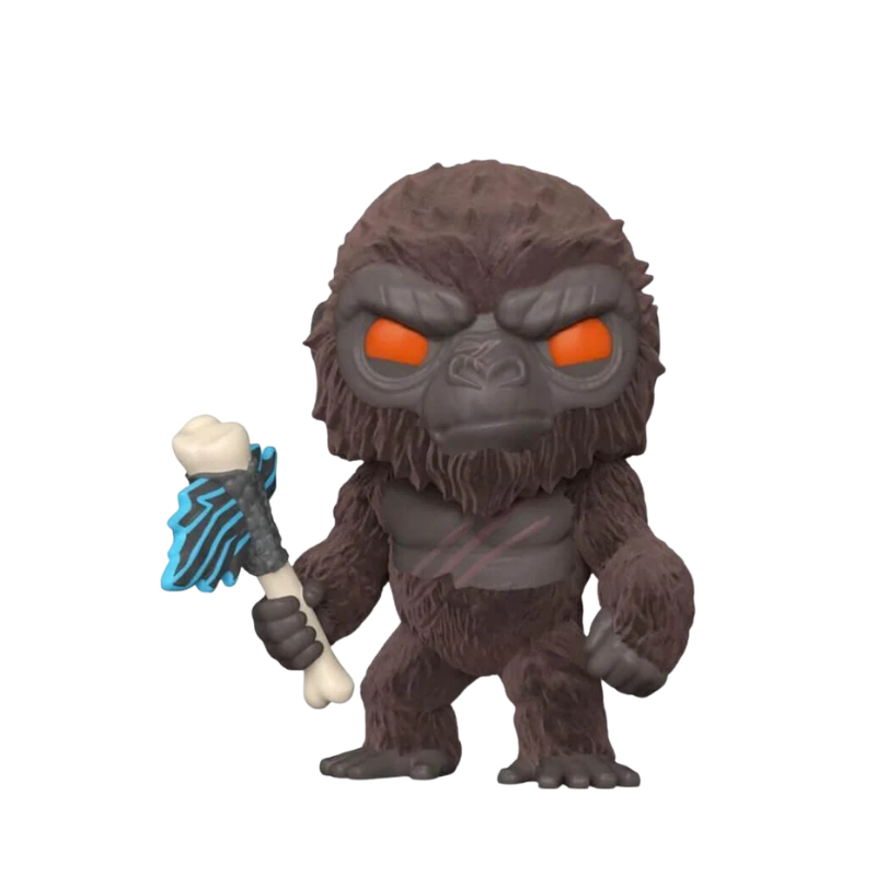Kong with Battle Axe Funko Pop! #1021 Flocked Barnes & Noble Exclusive stock photo out-of-box from Godzilla vs. Kong