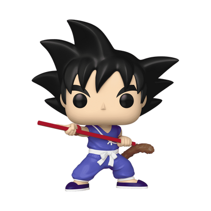 Goku Dragonball Funko Pop Figure Holding Nyoibou