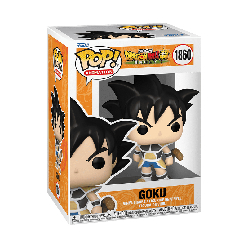Funko Pop! Dragon Ball Super Goku Kid #1860 Funko Pop box packaging front view