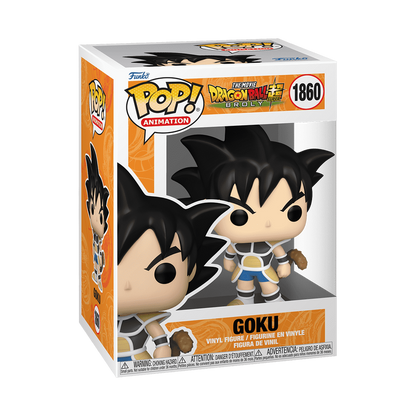 Funko Pop! Dragon Ball Super Goku Kid #1860 Funko Pop box packaging front view