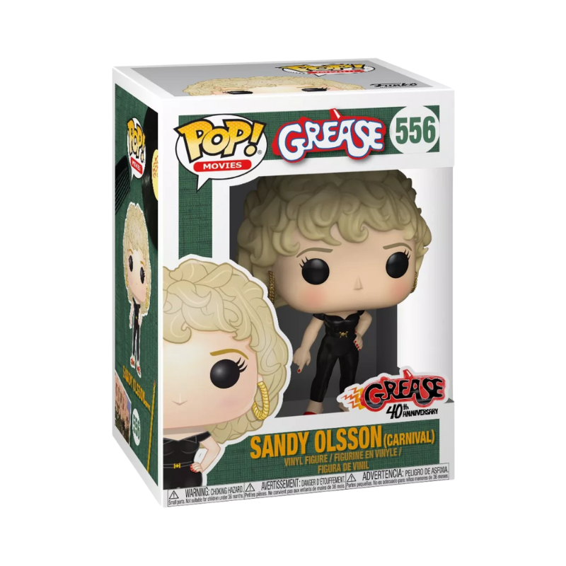 Sandy Olsson (Carnival) Funko Pop! #556 stock photo in-box from Grease 40th Anniversary

