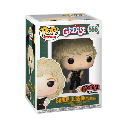 Sandy Olsson (Carnival) Funko Pop! #556 stock photo in-box from Grease 40th Anniversary

