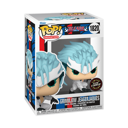 Grimmjow Jeagerjaque Bleach Glow Chase Funko Pop Packaging