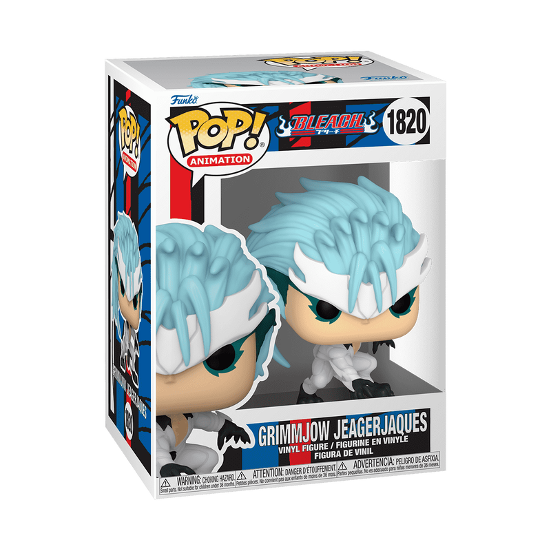 Grimmjow Jeagerjaques Bleach Funko Pop Packaging
