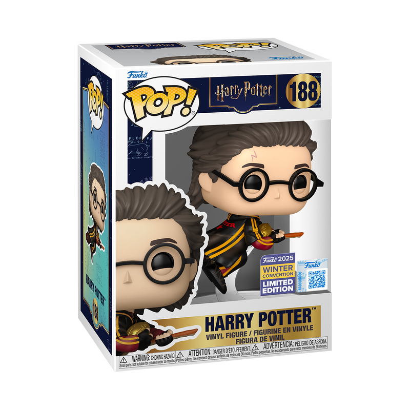 Funko Pop! Harry Potter Harry Potter #188 WonderCon 2025 Exclusive in-box packaging photo