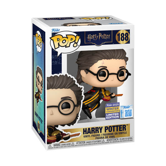 Funko Pop! Harry Potter Harry Potter #188 WonderCon 2025 Exclusive in-box packaging photo
