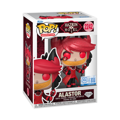 Alastor Funko Pop! #2242 Diamond Hot Topic Exclusive stock photo in-box Hazbin Hotel