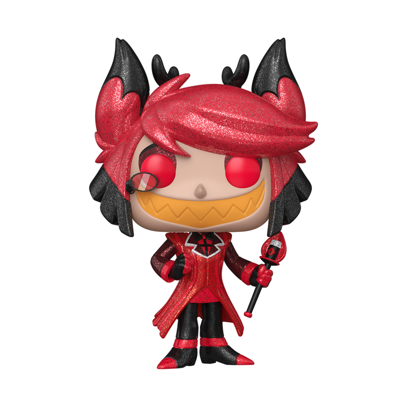 Alastor Funko Pop! #2242 Diamond Hot Topic Exclusive stock photo out-of-box Hazbin Hotel