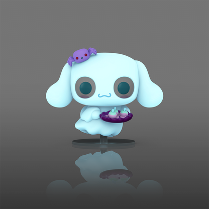 Cinnamoroll Spooky Funko Pop! #156 Glow glow-in-the-dark stock photo out-of-box from Hello Kitty and Friends