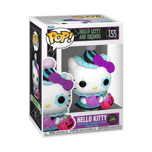 Hello Kitty Spooky Funko Pop! #155 Glow Chase stock photo in-box from Hello Kitty and Friends