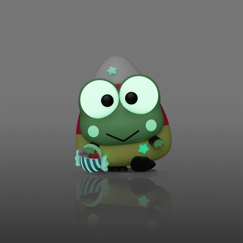Keroppi Spooky Funko Pop! #157 Glow glow-in-the-dark stock photo out-of-box from Hello Kitty and Friends