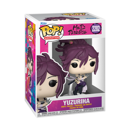 Yuzuriha Funko Pop! #2282 stock photo in-box from Hell’s Paradise