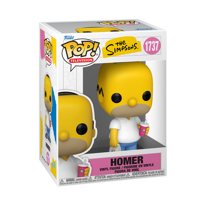 Funko Pop! The Simpsons Homer #1737 Funko Pop box packaging front view