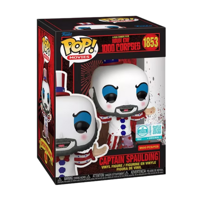 Captain Spaulding Funko Pop #1853 Hot Topic Exclusive in box packaging