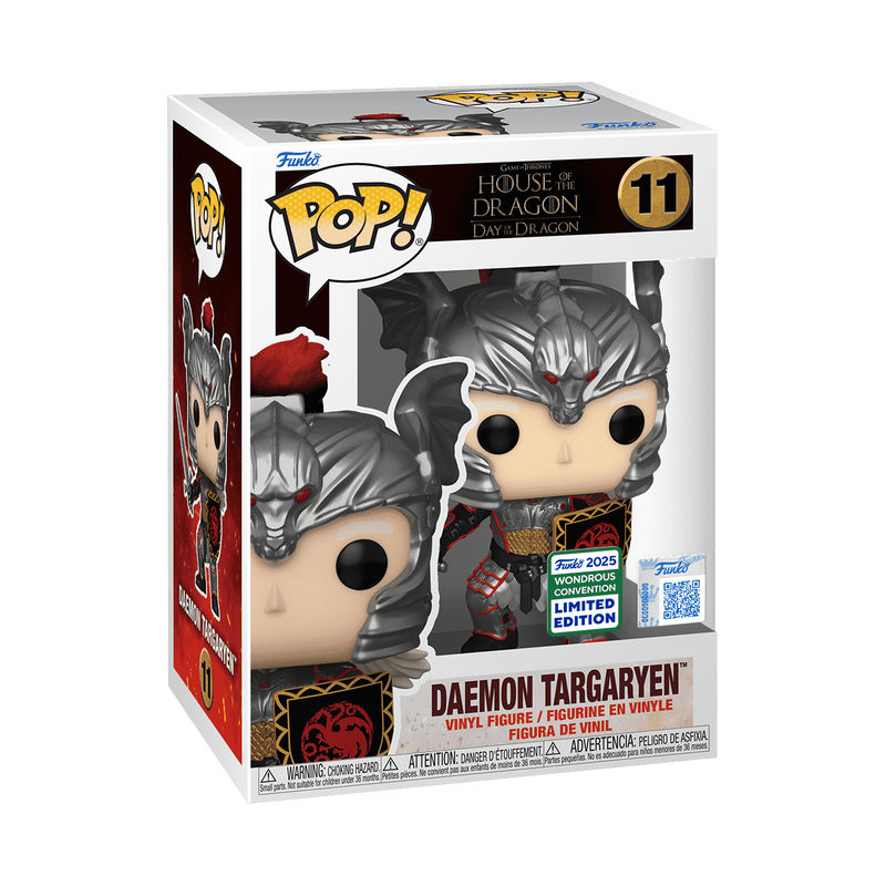 Daemon Targaryen Funko Pop #11 Wondrous Convention Limited Edition in box packaging
