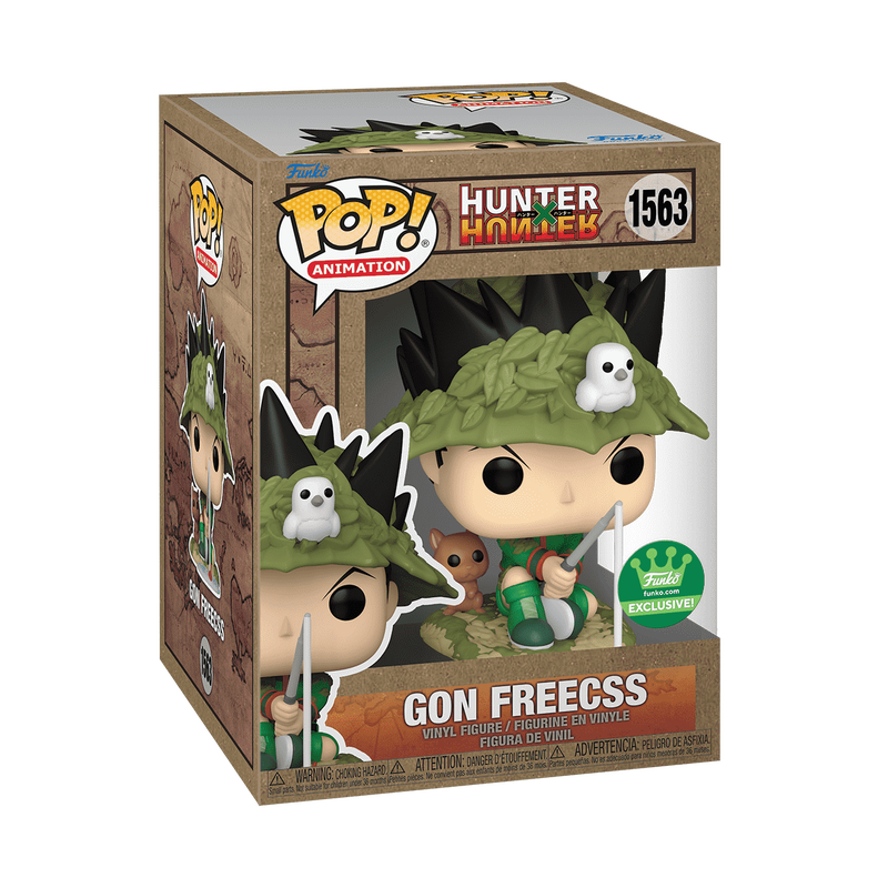 Gon Freecss Fishing Funko Pop! #1563 Exclusive stock photo in-box from Hunter x Hunter