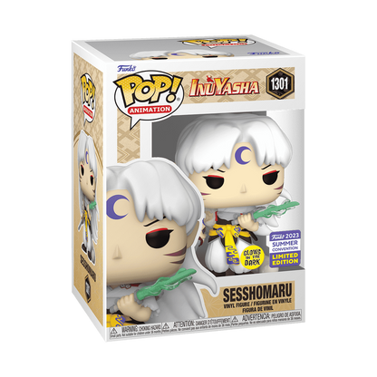 Sesshomaru Funko Pop! #1301 Glow in the Dark Summer Convention Limited Edition 2023 stock photo in-box from InuYasha