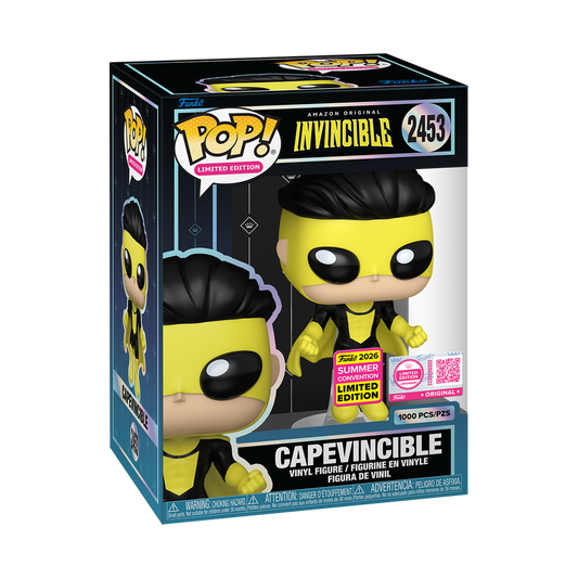 Capevincible Funko Pop! #2453 Legendary Limited Edition 1000 Pcs San Diego Comic-Con Shared stock photo in-box from Invincible