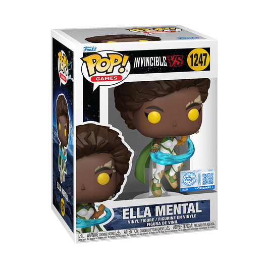 Ella Mental Funko Pop! #1247 Exclusive stock photo in-box from Invincible VS