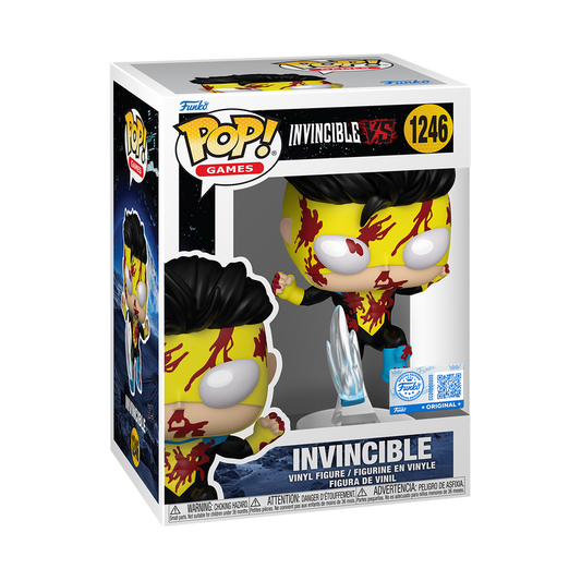 Invincible Flying Kick Funko Pop! #1246 Exclusive stock photo in-box from Invincible VS