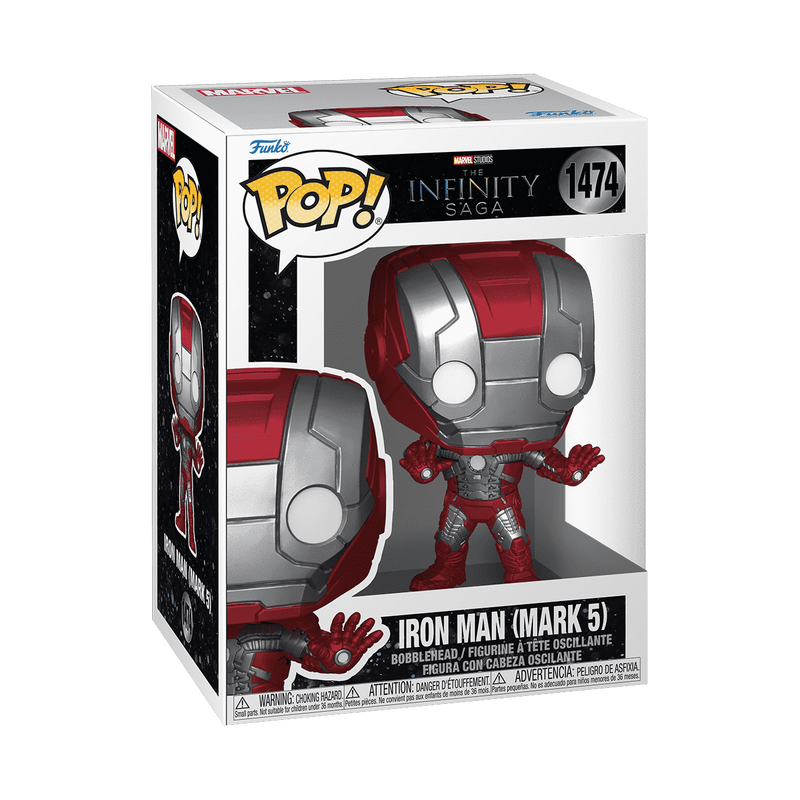 Iron Man Mark 5 Infinity Saga Funko Pop Packaging