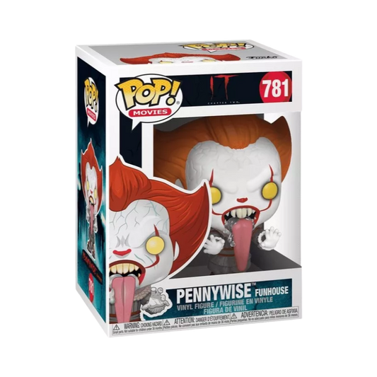 Pennywise Funhouse Funko Pop! #781 stock photo in box figure from IT Chapter 2