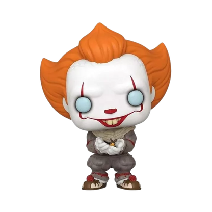 Pennywise with Glow Bug Funko Pop! #877 GameStop Exclusive stock photo out of box figure from IT Chapter 2
