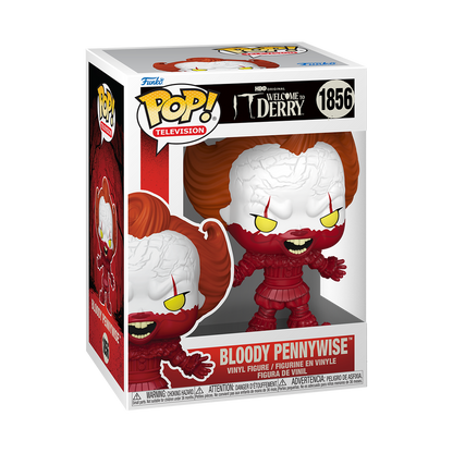 Blood Pennywise Funko Pop! #1856 stock photo in-box IT Welcome to Derry