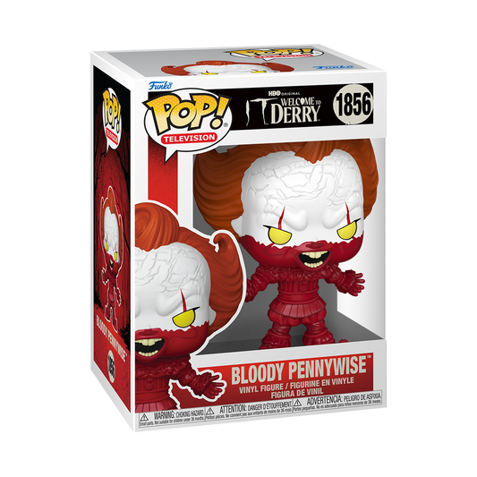 Blood Pennywise Funko Pop! #1856 stock photo in-box IT Welcome to Derry