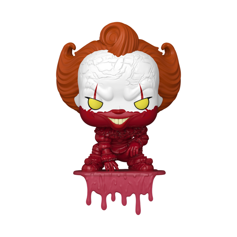 Bloody Pennywise (Shelf Sitter) Funko Pop! #1866 Entertainment Earth Exclusive stock photo out-of-box IT Welcome to Derry