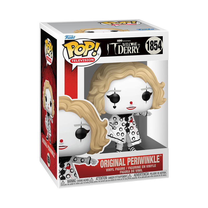 Original Periwinkle Funko Pop! #1854 stock photo in-box IT Welcome to Derry