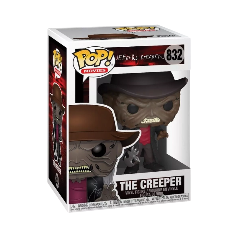 The Creeper Funko Pop! #832 stock photo in box figure from Jeepers Creepers
