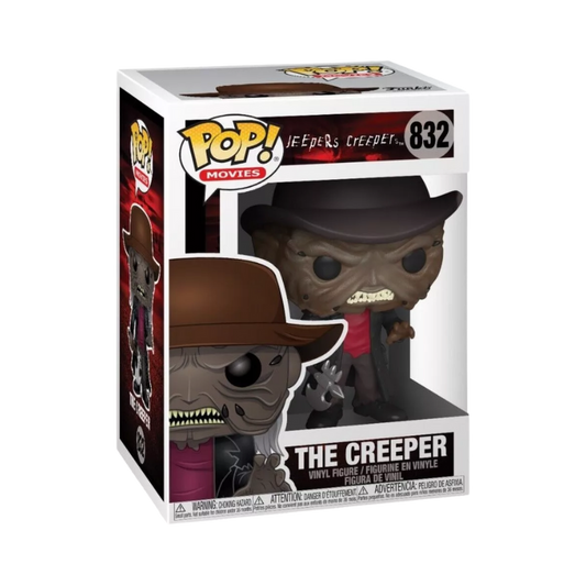 The Creeper Funko Pop! #832 stock photo in box figure from Jeepers Creepers
