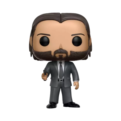 John Wick Funko Pop! #387 stock photo out of box figure from John Wick Chapter 2

