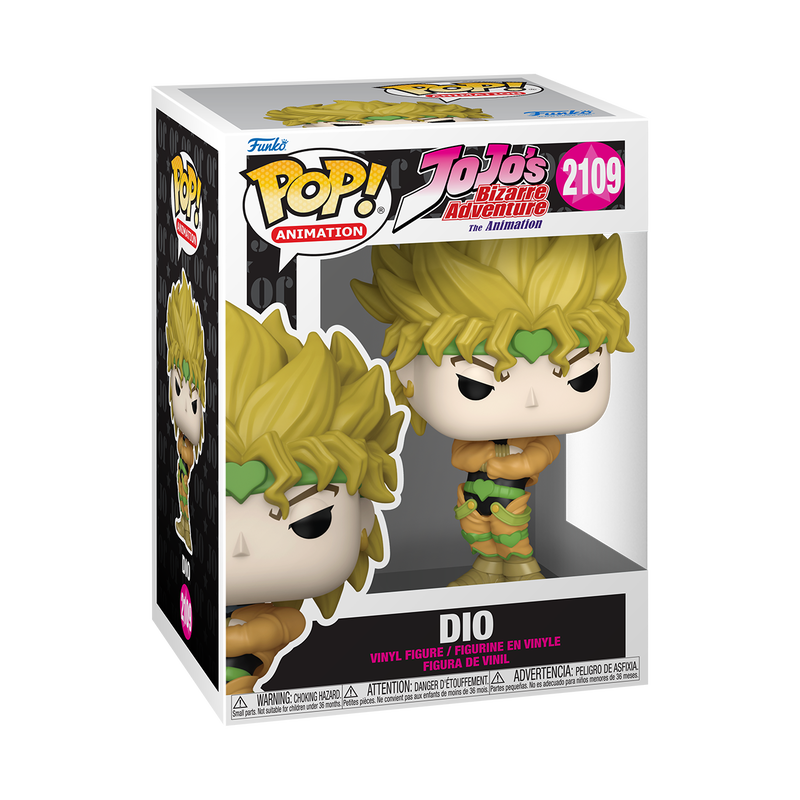 Dio Funko Pop! #2109 in box packaging from JoJo’s Bizarre Adventure