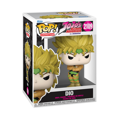 Dio Funko Pop! #2109 in box packaging from JoJo’s Bizarre Adventure