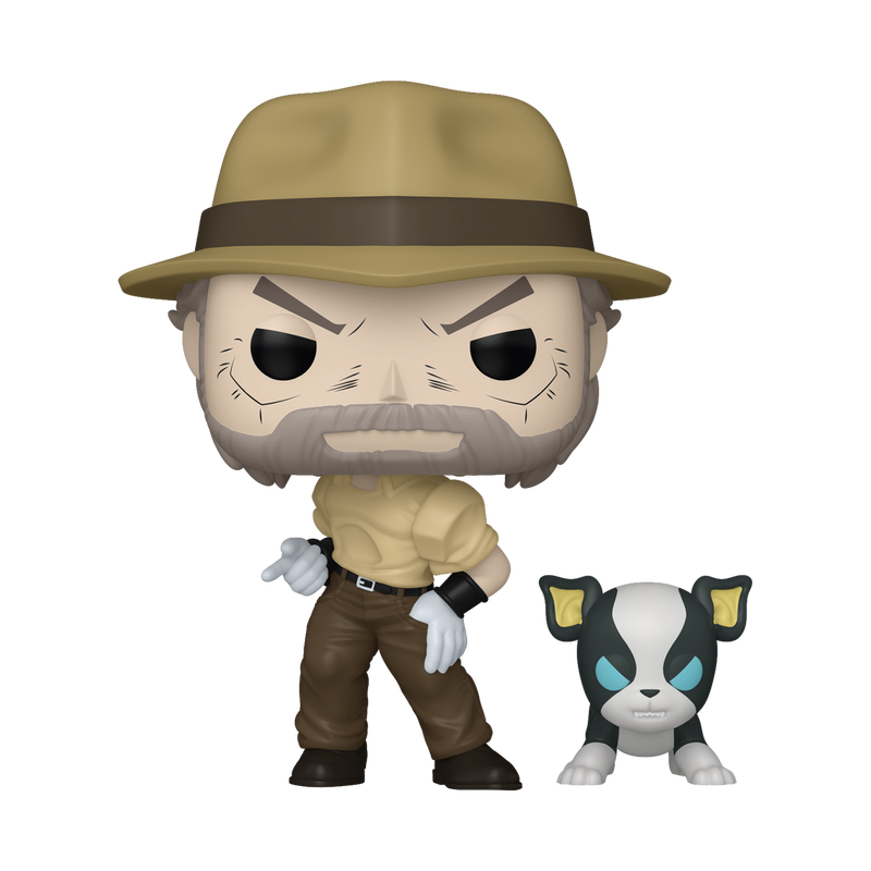 Joseph Joestar with Iggy Funko Pop! #2146 vinyl figure out of box from JoJo’s Bizarre Adventure