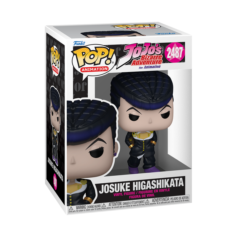 Josuke Higashikata Funko Pop! #2487 stock photo in-box from JoJo's Bizarre Adventure