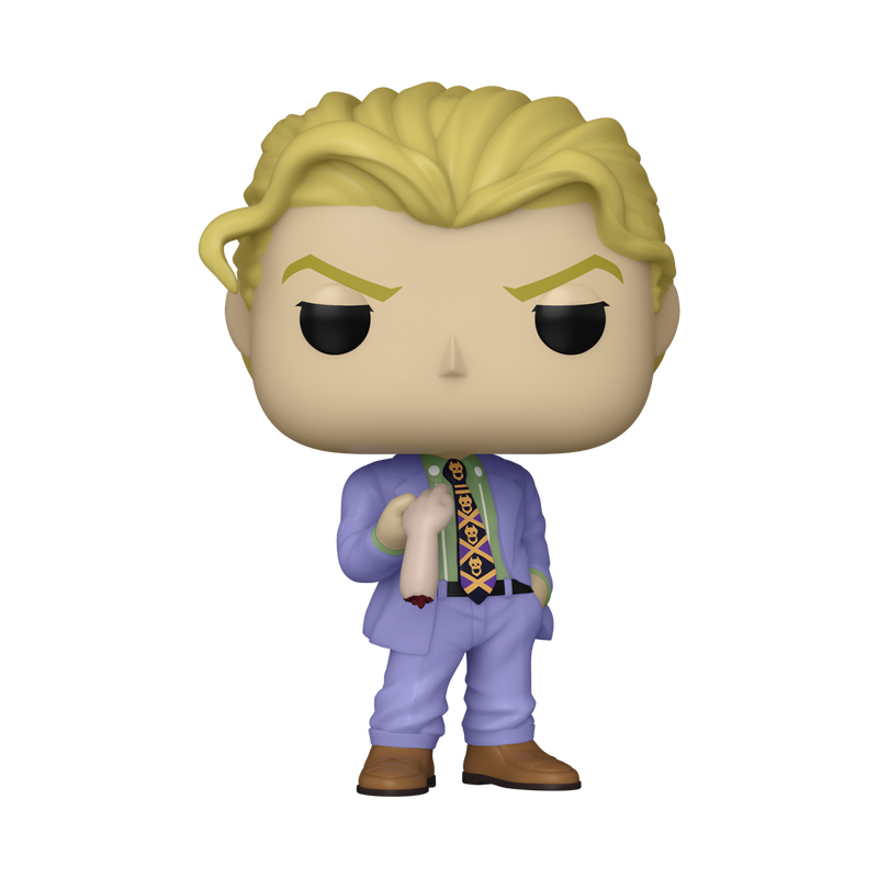 Yoshikage Kira Funko Pop! #2488 stock photo out-of-box from JoJo's Bizarre Adventure