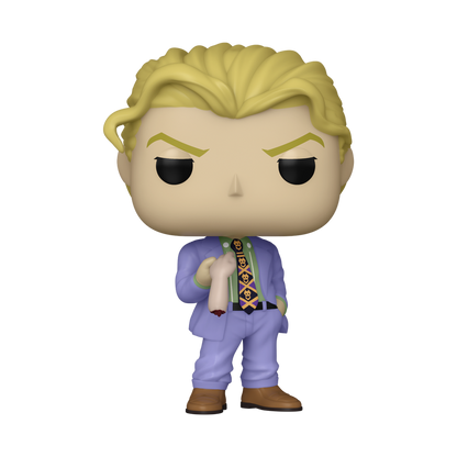 Yoshikage Kira Funko Pop! #2488 stock photo out-of-box from JoJo's Bizarre Adventure