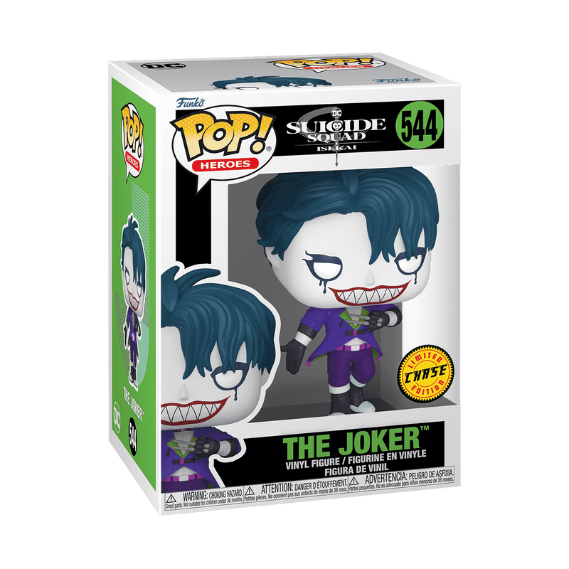 The Joker Suicide Squad Isekai Chase Funko Pop Packaging
