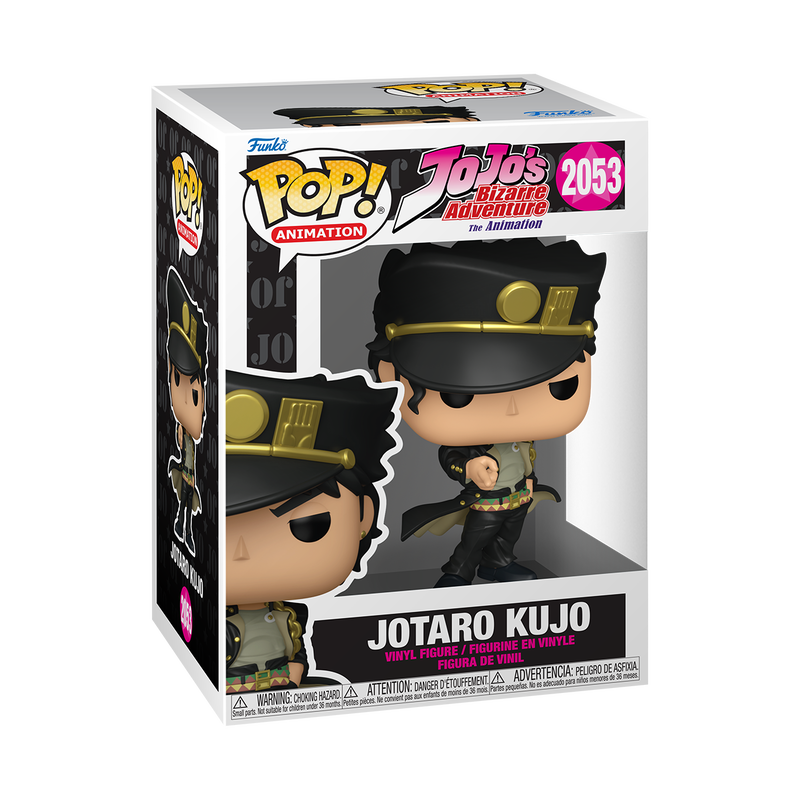 Funko Pop! JoJo's Bizarre Adventure Jotaro Kujo #2053 Funko Pop box packaging front view