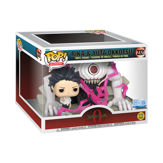 Rika and Yuta Okkotsu Funko Pop! #2321 stock photo in-box Jujutsu Kaisen 0