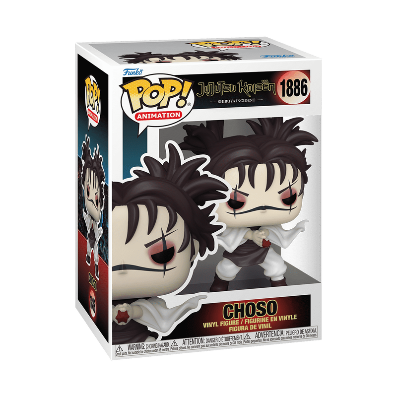 Choso Piercing Blood Funko Pop! #1886 stock photo in-box from Jujutsu Kaisen