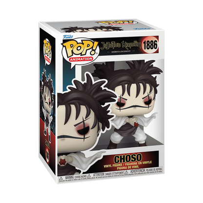 Choso Piercing Blood Funko Pop! #1886 stock photo in-box from Jujutsu Kaisen