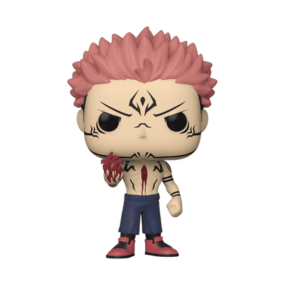 Ryomen Sukuna with Heart Funko Pop! #1118 Glow Chase Special Edition stock photo out-of-box from Jujutsu Kaisen